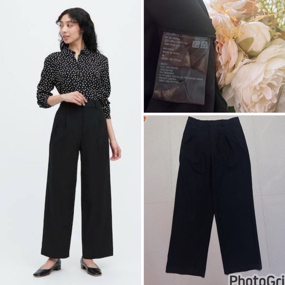 Uniqlo High Waist Wide Leg Pants - Picture 4 of 10